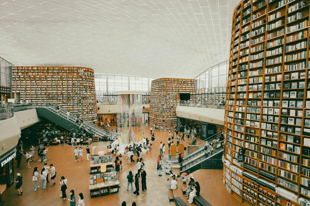 library for study - adhd productivity hacks